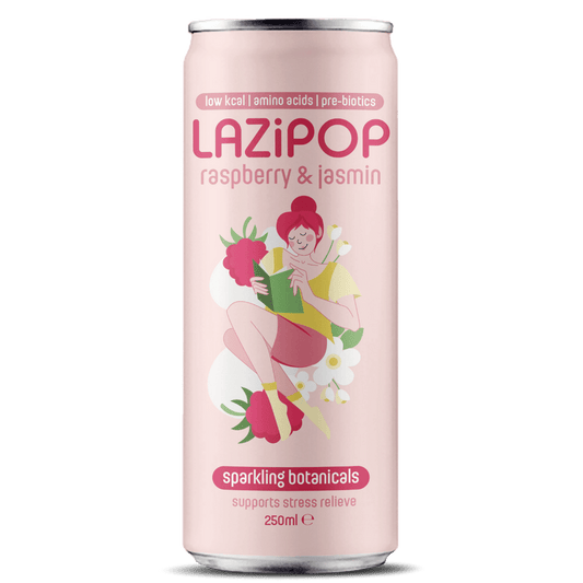 Lazipop - raspberry & jasmin (12 cans)